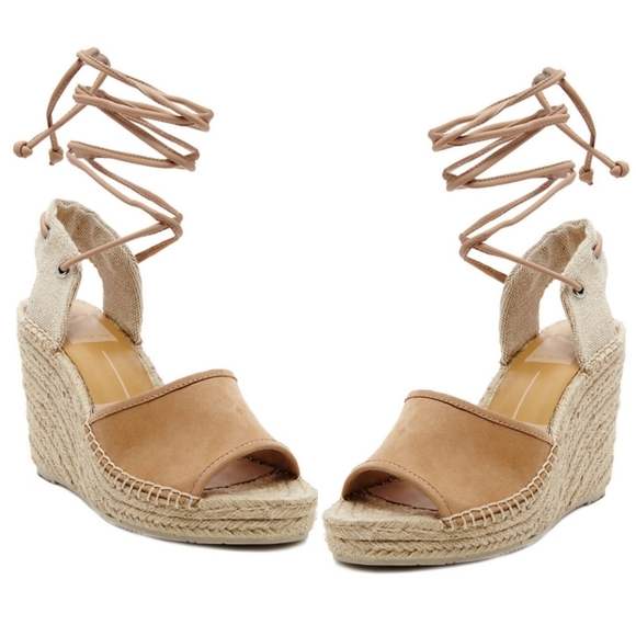 Dolce Vita Shoes - DOLCE VITA Sophia Lace Up Espadrille Wedges Sz 6.5